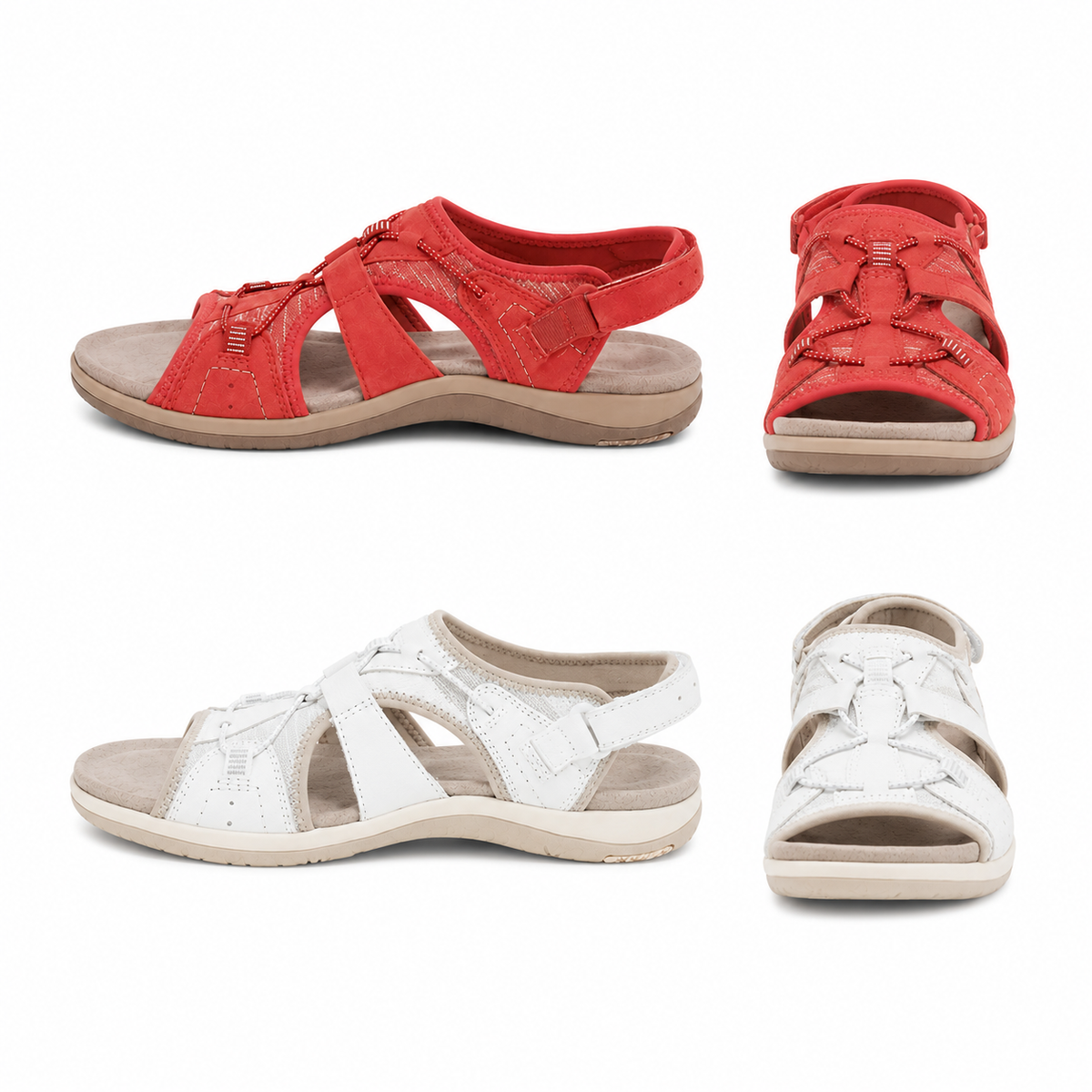 🔥 LETZTER TAG – 80 % RABATT ✨ Verstellbare orthopädische Diabetiker-Sandalen bei Fußdeformitäten, mit Fußgewölbeunterstützung und ganztägigem Komfort