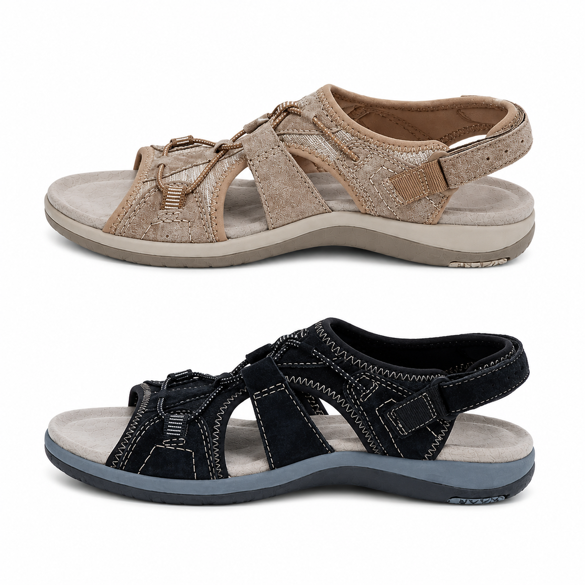 🔥 LETZTER TAG – 80 % RABATT ✨ Verstellbare orthopädische Diabetiker-Sandalen bei Fußdeformitäten, mit Fußgewölbeunterstützung und ganztägigem Komfort
