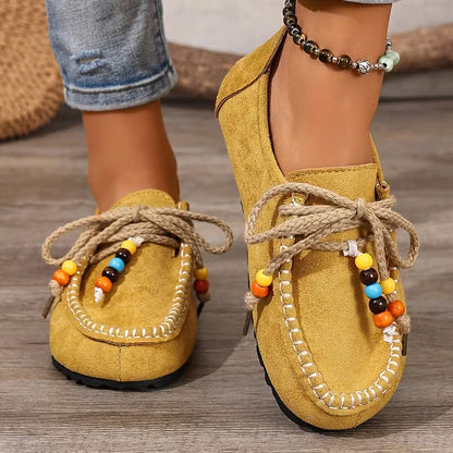 Bayerisch inspirierte Damen-Komfortschuhe mit ergonomischer Fußunterstützung