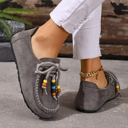 Bayerisch inspirierte Damen-Komfortschuhe mit ergonomischer Fußunterstützung
