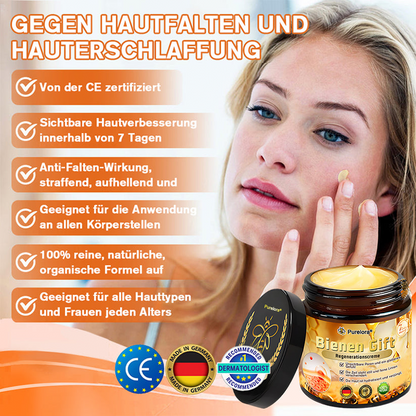🔥"Hergestellt in Deutschland, Versand aus Deutschland|✅ Offizieller Store✨Purelora® Bienengift Regenerationscreme 🔥 LETZTER TAG 80% RABATT💎"