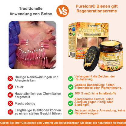 🔥"Hergestellt in Deutschland, Versand aus Deutschland|✅ Offizieller Store✨Purelora® Bienengift Regenerationscreme 🔥 LETZTER TAG 80% RABATT💎"
