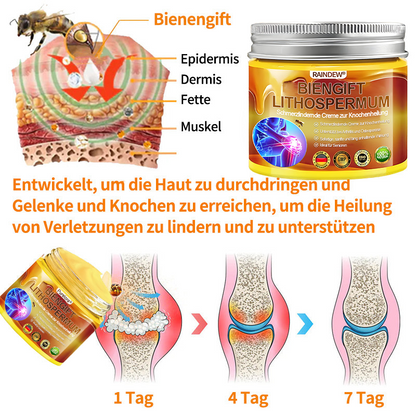 🐝 Offizieller Online-Shop丨Purelora® Bee Venom & Lithospermum Comfort Cream Wenn Gehen, Stehen oder Schlafen unangenehm wird — tägliche Schmerzlinderung & Knochenkomfort für ältere Erwachsene