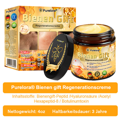 🔥"Hergestellt in Deutschland, Versand aus Deutschland|✅ Offizieller Store✨Purelora® Bienengift Regenerationscreme 🔥 LETZTER TAG 80% RABATT💎"