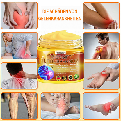 🐝 Offizieller Online-Shop丨Purelora® Bee Venom & Lithospermum Comfort Cream Wenn Gehen, Stehen oder Schlafen unangenehm wird — tägliche Schmerzlinderung & Knochenkomfort für ältere Erwachsene