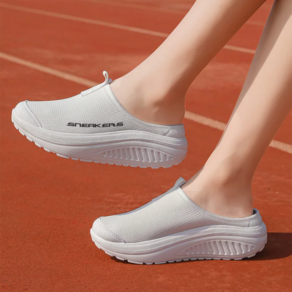 Sommeraktion 50 % Rabatt ❤️ Atmungsaktive Mule-Sneakers für Damen – Leichter Komfort mit Fußgewölbestütze