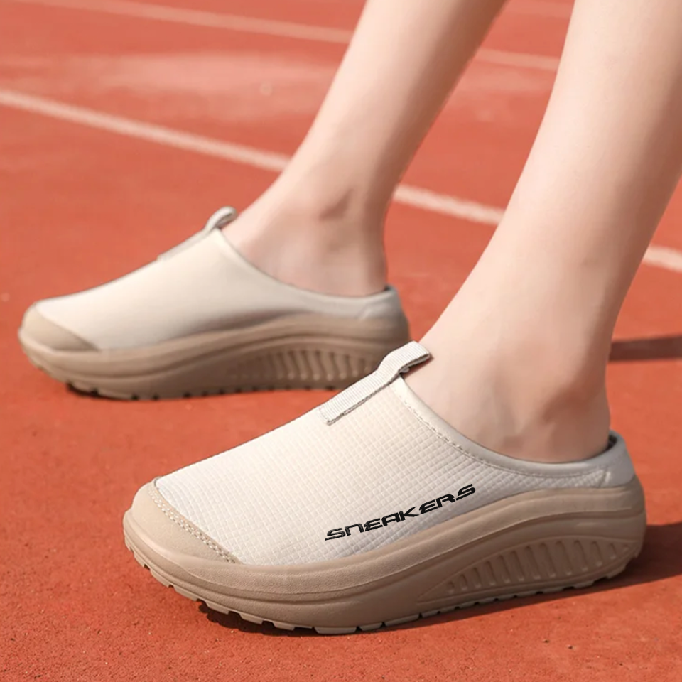 Sommeraktion 50 % Rabatt ❤️ Atmungsaktive Mule-Sneakers für Damen – Leichter Komfort mit Fußgewölbestütze