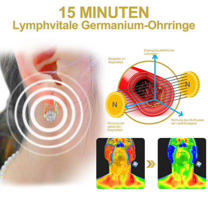 🔥WW Empfehlung – 80% Rabatt heute 丨 CZTICLE® Lymphvity MagneTherapy Germanium-Ohrringe