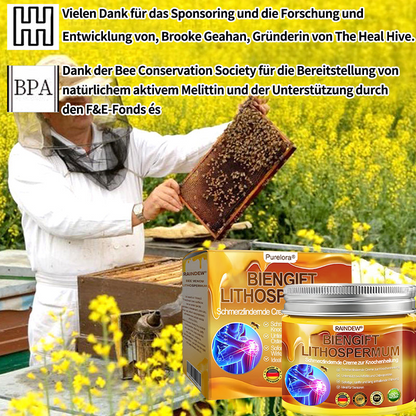 🐝 Offizieller Online-Shop丨Purelora® Bee Venom & Lithospermum Comfort Cream Wenn Gehen, Stehen oder Schlafen unangenehm wird — tägliche Schmerzlinderung & Knochenkomfort für ältere Erwachsene