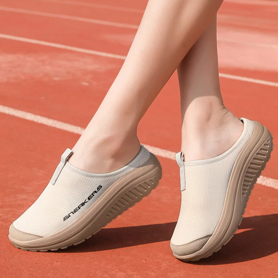 Sommeraktion 50 % Rabatt ❤️ Atmungsaktive Mule-Sneakers für Damen – Leichter Komfort mit Fußgewölbestütze