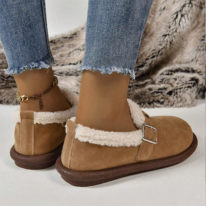 🔥 Letzter Tag – 50 % Rabatt – Bequeme orthopädische Damen-Winterschuhe zum Hineinschlüpfen mit kuscheligem Fleecefutter und gepolsterter Sohle