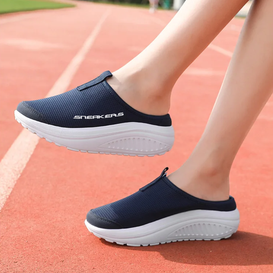 Sommeraktion 50 % Rabatt ❤️ Atmungsaktive Mule-Sneakers für Damen – Leichter Komfort mit Fußgewölbestütze