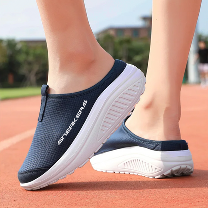 Sommeraktion 50 % Rabatt ❤️ Atmungsaktive Mule-Sneakers für Damen – Leichter Komfort mit Fußgewölbestütze