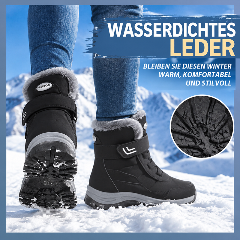 🔥 Bestseller 2026 – Nur heute: 80 % Rabatt🏆  Damen Winterstiefel mit warmem Plüschfutter, stabilisierendem Knöchelhalt & rutschfester Profilsohle