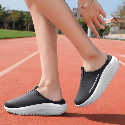 Sommeraktion 50 % Rabatt ❤️ Atmungsaktive Mule-Sneakers für Damen – Leichter Komfort mit Fußgewölbestütze