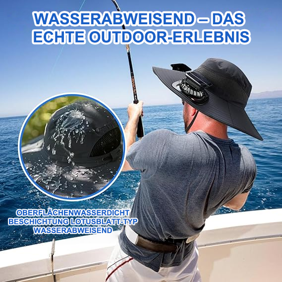 🔥Sommer-Hot-Sale 2026🔥 Neuer ultraleichter Solar-Ventilator-Sonnenhut – leichter als ein Baseball! ⚾ Nur ca. 312 g schwer!