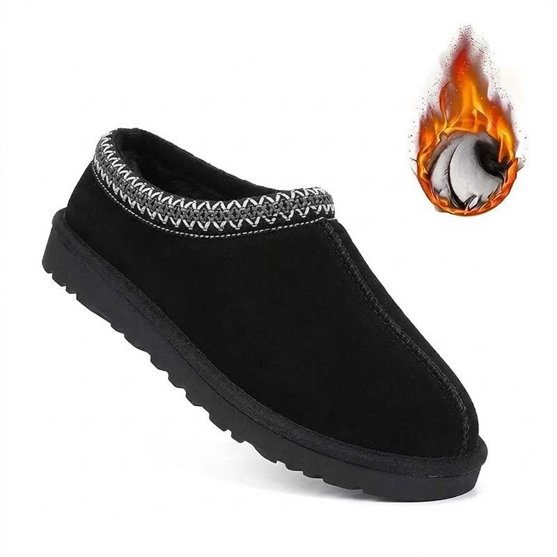 🔥 Damen Winter-Pantoffeln mit Kunstfellfutter – Warm, bequem & rutschfeste Plateausohle🦵