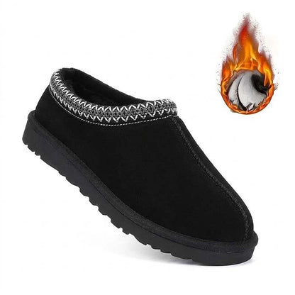 🔥 Damen Winter-Pantoffeln mit Kunstfellfutter – Warm, bequem & rutschfeste Plateausohle🦵