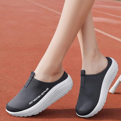 Sommeraktion 50 % Rabatt ❤️ Atmungsaktive Mule-Sneakers für Damen – Leichter Komfort mit Fußgewölbestütze