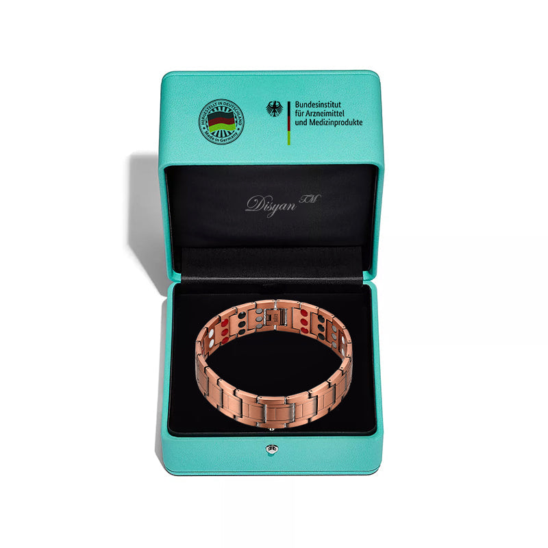 ✨❤️ Elegantes Kupfer-Magnetarmband mit 5-Elemente-Design 💎