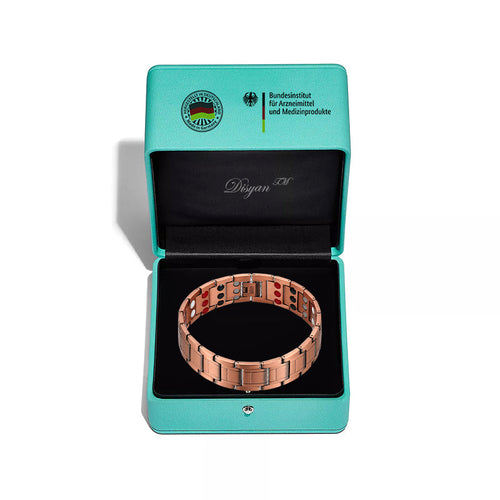 ✨❤️ Elegantes Kupfer-Magnetarmband mit 5-Elemente-Design 💎