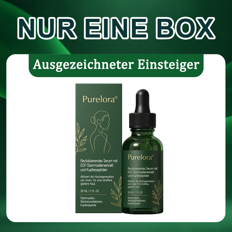 Purelora® Stammzellen-abgeleitetes EGF & Kupferpeptid-Aktivierungsserum (Aktiviert die Hauterneuerung von innen heraus für eine straffere, glattere Haut)（副本）
