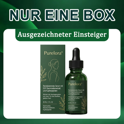 Purelora® Stammzellen-abgeleitetes EGF & Kupferpeptid-Aktivierungsserum (Aktiviert die Hauterneuerung von innen heraus für eine straffere, glattere Haut)（副本）
