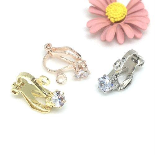🌟(🌟LETZTER TAG – 80 % RABATT + GRATISGESCHENK🌟)🌟 CZTICLE® Germanium-Ohrringe – Gold, Silber, Kupfer, Clip-On Luxus-Ohrschmuck, Kein Ohrloch
