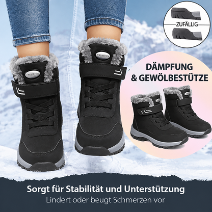 🔥 Bestseller 2026 – Nur heute: 80 % Rabatt🏆  Damen Winterstiefel mit warmem Plüschfutter, stabilisierendem Knöchelhalt & rutschfester Profilsohle