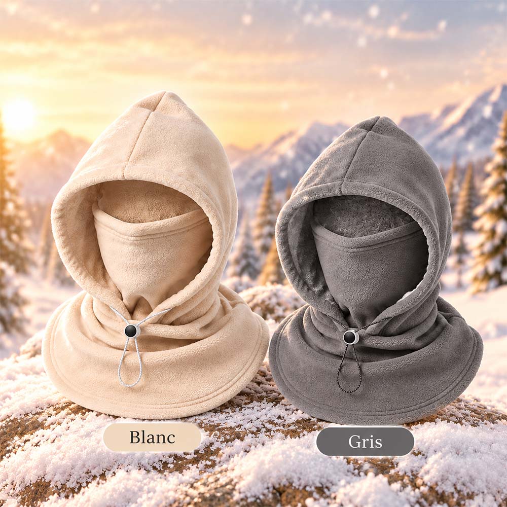 3-in-1 Winter-Fleece-Sturmhaube 🧣❄️ Warmer Schutz für Gesicht, Ohren & Hals❄️