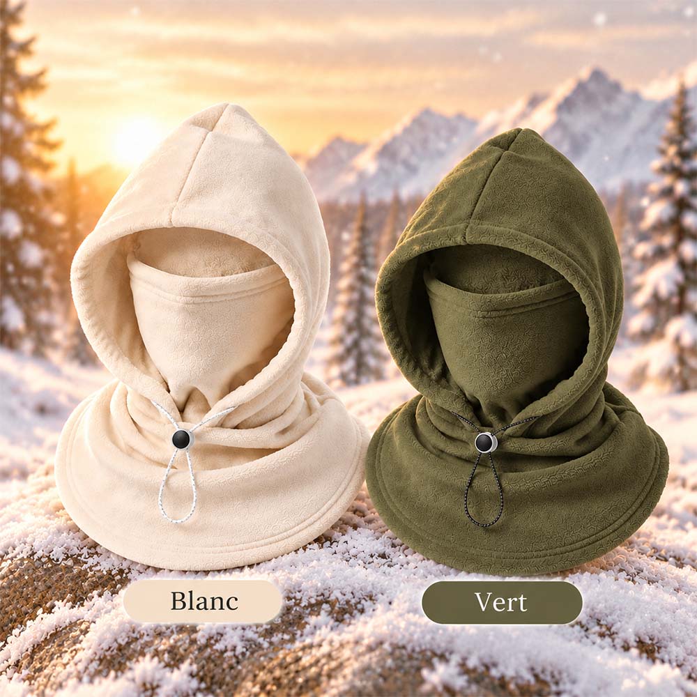3-in-1 Winter-Fleece-Sturmhaube 🧣❄️ Warmer Schutz für Gesicht, Ohren & Hals❄️