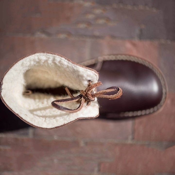 🔥 Letzter Tag – 50 % Rabatt – Wasserdichte orthopädische Leder-Schneestiefel mit Wollfutter