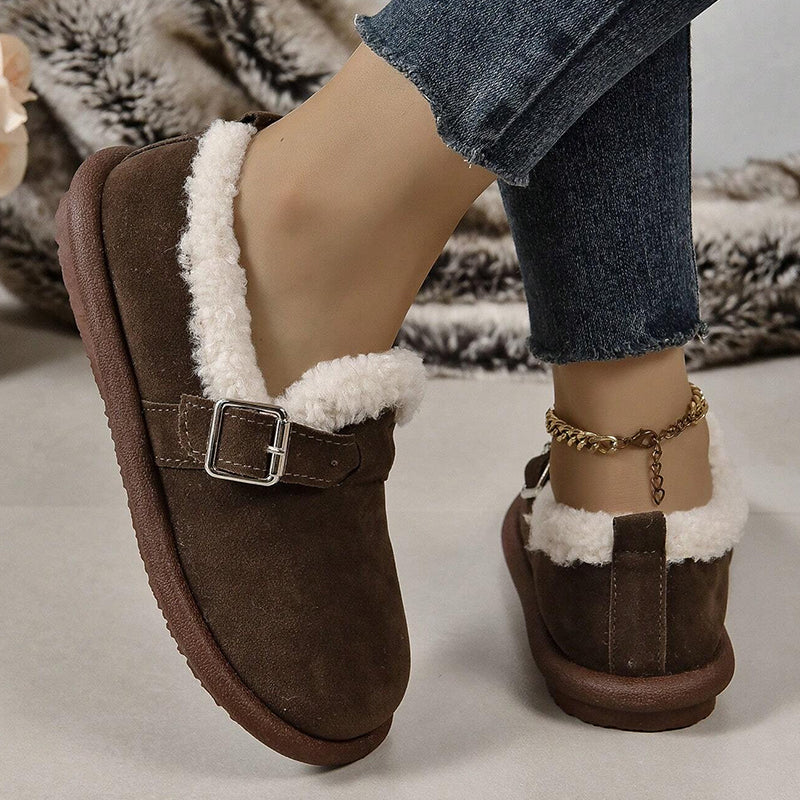 🔥 Letzter Tag – 50 % Rabatt – Bequeme orthopädische Damen-Winterschuhe zum Hineinschlüpfen mit kuscheligem Fleecefutter und gepolsterter Sohle