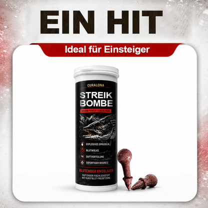 𝐎𝐟𝐟𝐢𝐳𝐢𝐞𝐥𝐥𝐞𝐫 𝐌𝐚𝐫𝐤𝐞𝐧𝐬𝐡𝐨𝐩 | ✅ Curalona® Strike Bombs — Neuer Köder für Süß- und Salzwasser, der blutet, sprudelt und große Raubfische anlockt
