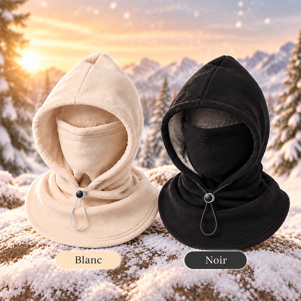 3-in-1 Winter-Fleece-Sturmhaube 🧣❄️ Warmer Schutz für Gesicht, Ohren & Hals❄️