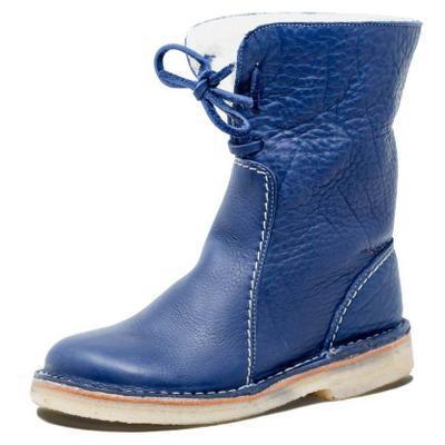 🔥 Letzter Tag – 50 % Rabatt – Wasserdichte orthopädische Leder-Schneestiefel mit Wollfutter
