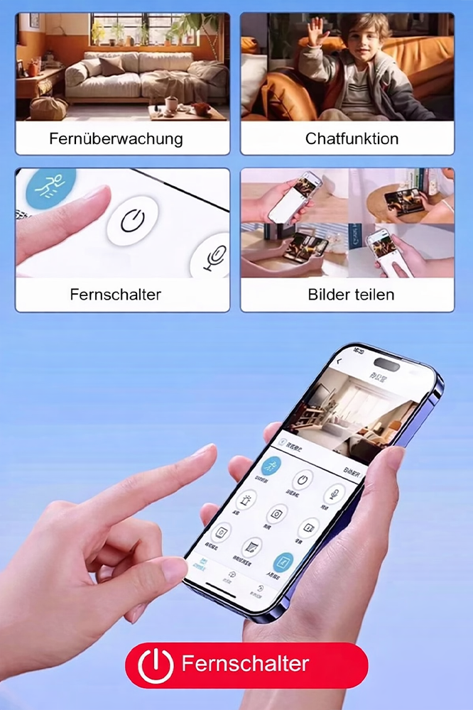 🔥[Verbesserte, extrem unauffällige] Kamera ohne Stecker