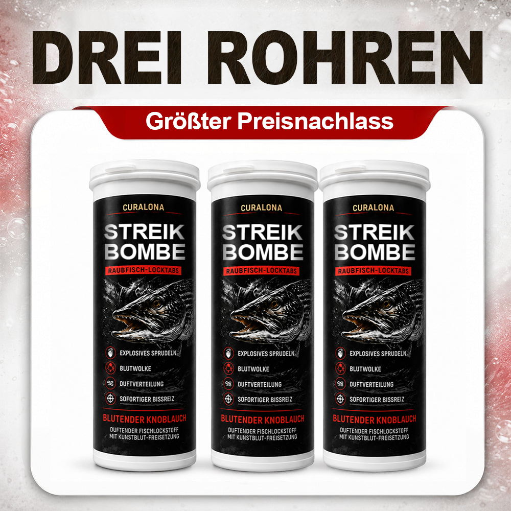 𝐎𝐟𝐟𝐢𝐳𝐢𝐞𝐥𝐥𝐞𝐫 𝐌𝐚𝐫𝐤𝐞𝐧𝐬𝐡𝐨𝐩 | ✅ Curalona® Strike Bombs — Neuer Köder für Süß- und Salzwasser, der blutet, sprudelt und große Raubfische anlockt