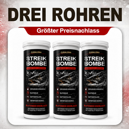 𝐎𝐟𝐟𝐢𝐳𝐢𝐞𝐥𝐥𝐞𝐫 𝐌𝐚𝐫𝐤𝐞𝐧𝐬𝐡𝐨𝐩 | ✅ Curalona® Strike Bombs — Neuer Köder für Süß- und Salzwasser, der blutet, sprudelt und große Raubfische anlockt