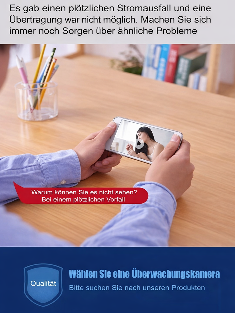 🔥[Verbesserte, extrem unauffällige] Kamera ohne Stecker