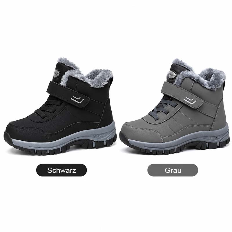 🔥 Bestseller 2026 – Nur heute: 80 % Rabatt🏆  Damen Winterstiefel mit warmem Plüschfutter, stabilisierendem Knöchelhalt & rutschfester Profilsohle