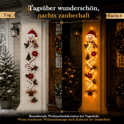 ⏳ Last Day 49% OFF – 🎄 Glowing Christmas Door Hanger | 6 Festive Light Designs✨