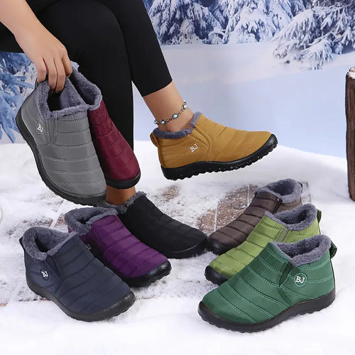 🦵 Letzter Tag – 50 % Rabatt – Bequeme, wasserdichte, rutschfeste und warme Damen-Schneestiefel