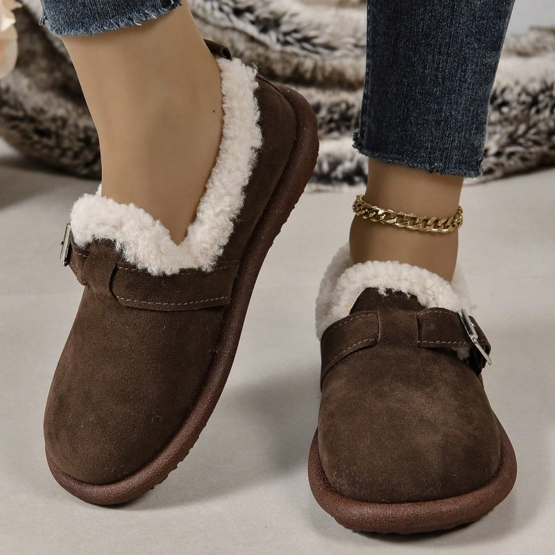 🔥 Letzter Tag – 50 % Rabatt – Bequeme orthopädische Damen-Winterschuhe zum Hineinschlüpfen mit kuscheligem Fleecefutter und gepolsterter Sohle
