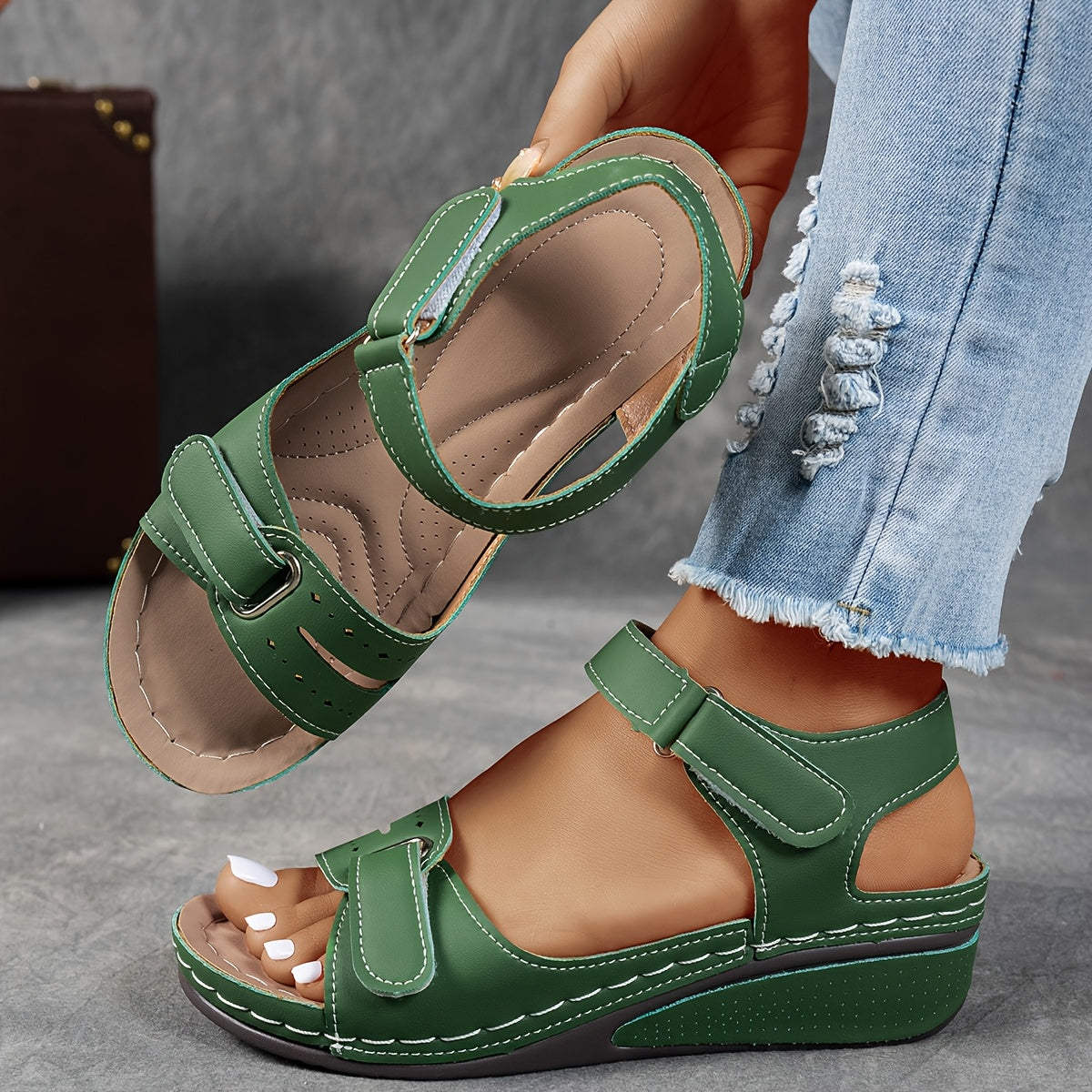🔥 Letztes Tagesangebot: 90 % Rabatt 🔥 Orthopädische Damensandalen