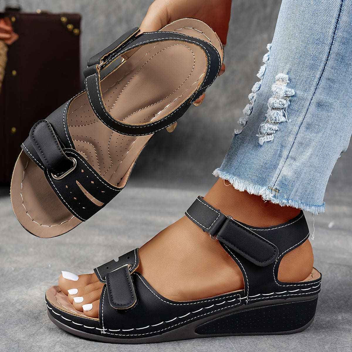 🔥 Letztes Tagesangebot: 90 % Rabatt 🔥 Orthopädische Damensandalen