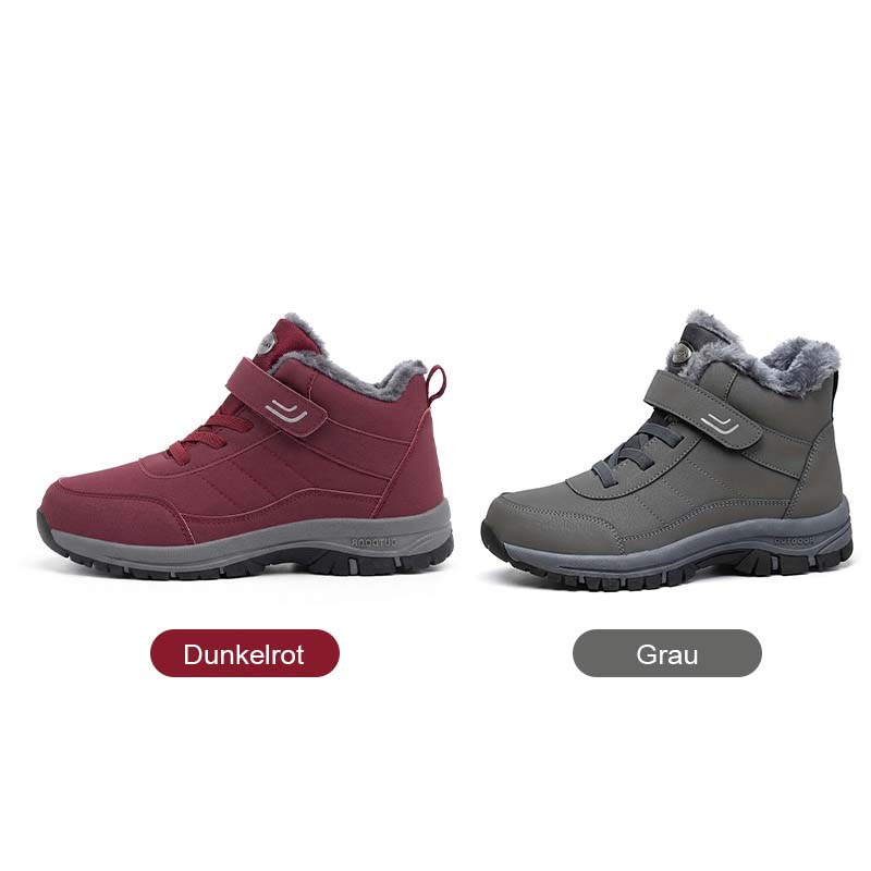 🔥 Bestseller 2026 – Nur heute: 80 % Rabatt🏆  Damen Winterstiefel mit warmem Plüschfutter, stabilisierendem Knöchelhalt & rutschfester Profilsohle