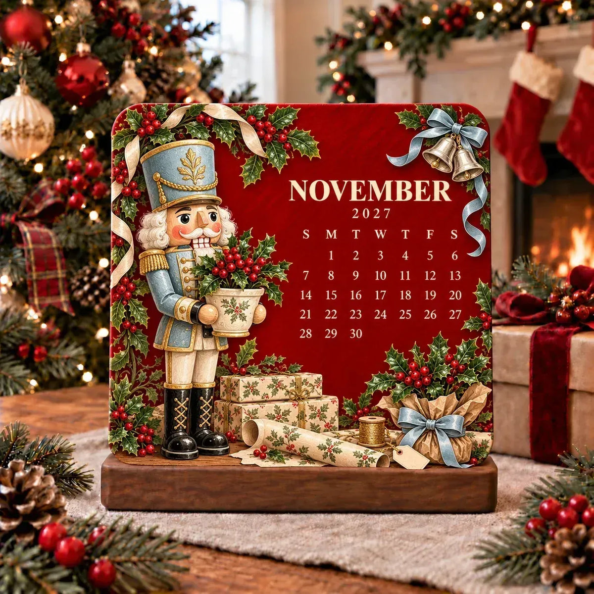 🎄🌱 Weihnachtliche Sonderedition – Umweltfreundlicher, bepflanzbarer „Timeless“-Saatgutkalender 2027🌸🌿