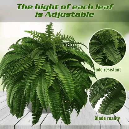 ❤️Last Day 75% OFF--UV Resistant Lifelike Artificial Boston Fern