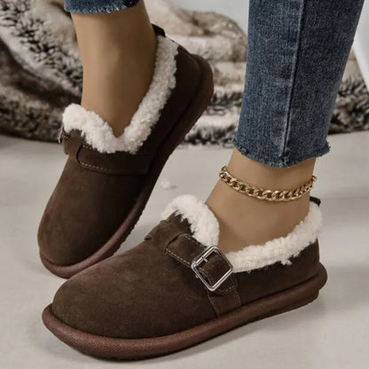 🔥 Letzter Tag – 50 % Rabatt – Bequeme orthopädische Damen-Winterschuhe zum Hineinschlüpfen mit kuscheligem Fleecefutter und gepolsterter Sohle